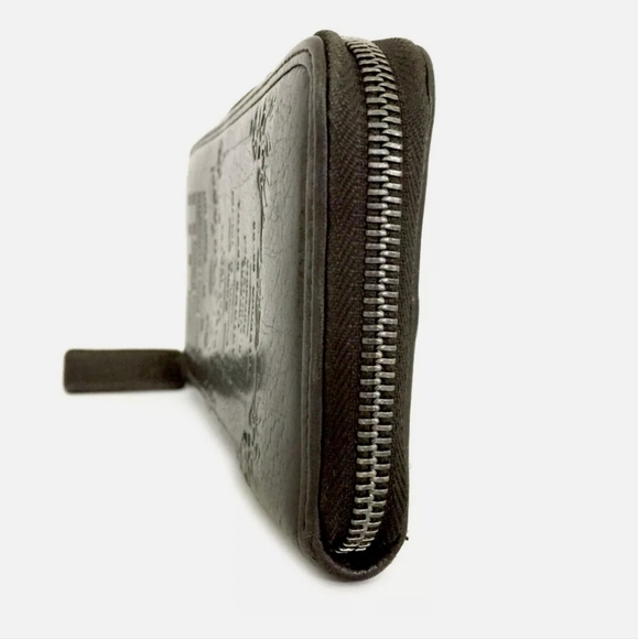 BVLGARI LEATHER ZIPPY ZIP AROUND LONG WALLET/M2086 - Picture 2 of 9